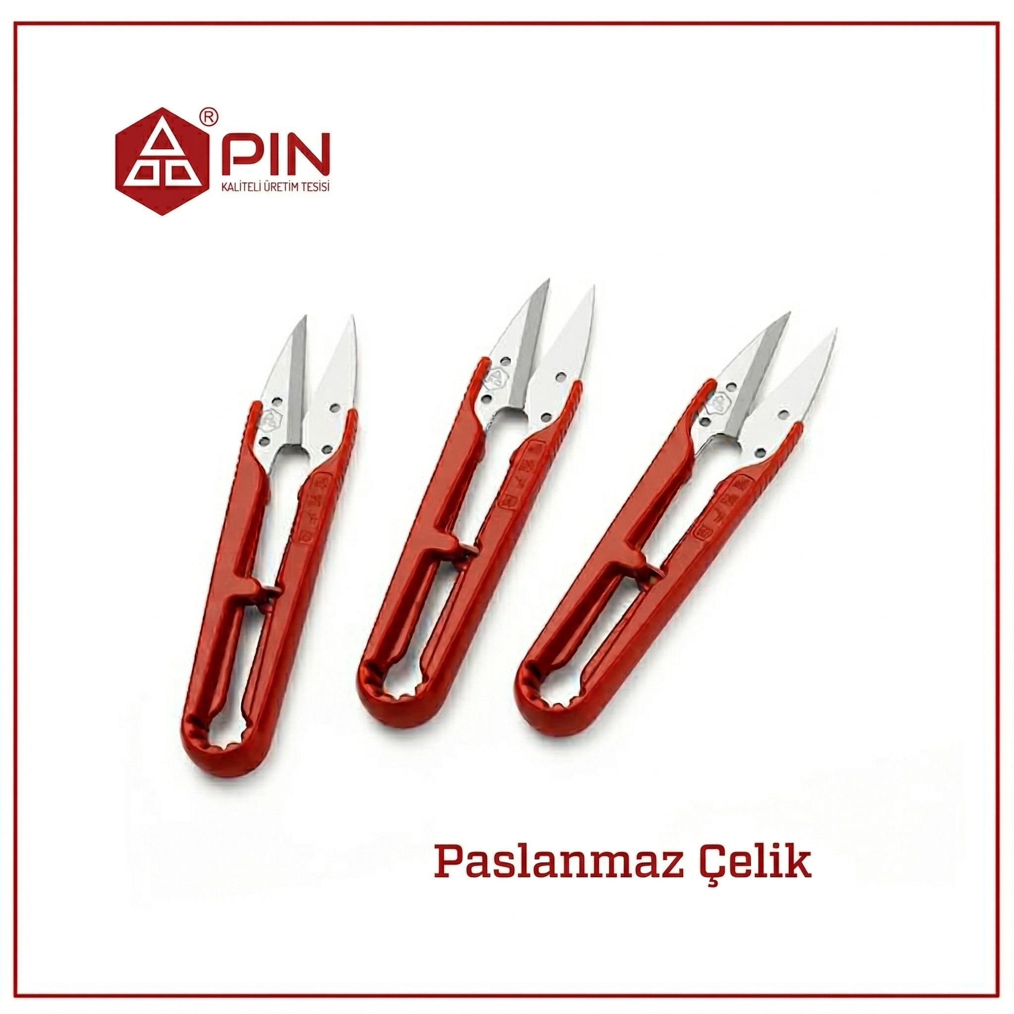 Plastik Saplı İplik Temizleme Makası / PIN-1423
