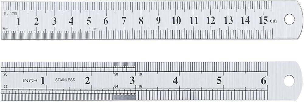Çelik Cetvel 15cm