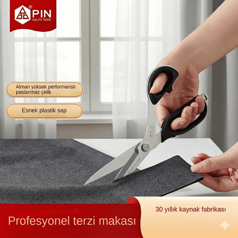 Yüksek Teknoloji Titanyum Profesyonel Terzi Makası 10 inç / PIN-7250 (10")