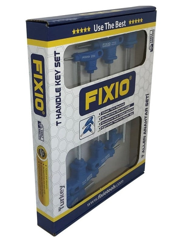 T Saplı Iki Uçlu Alyan Anahtar Takımı 7 Parça / Fh6107
