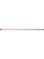 Ahşap Manifatura Cetveli Demirli 1 Metre (100cm) (MDF)