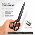 Suji Terzi Kumaş Kesim Makası 8 Numara - Yüksek Kaliteli Dikiş ve Kumaş Kesim Aracı