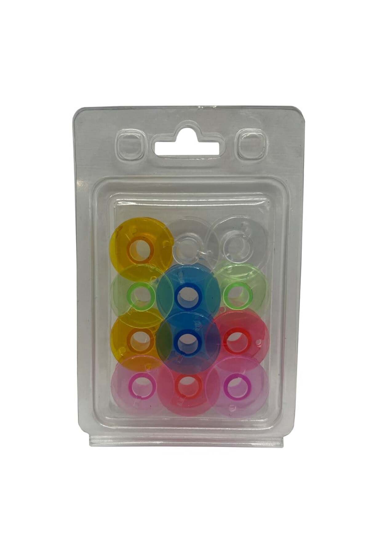 Ev Tipi Aile Dikiş Makinesi Plastik Geniş Masura Renkli / HM2518M 12ADET