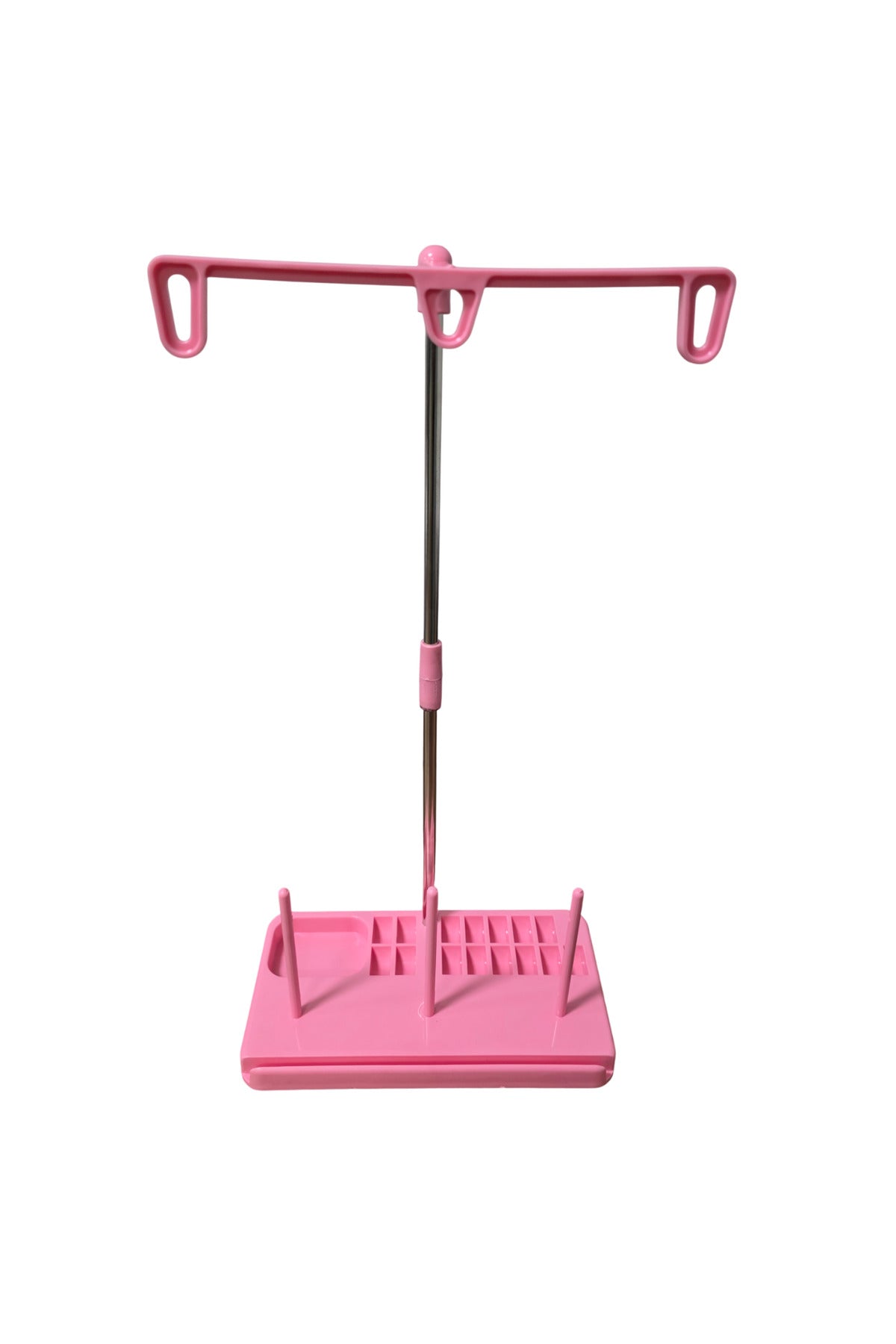 Ev Tipi Dikiş Makinesi Pembe Plastik Çardak Seti (Metal Borulu) / TS-500