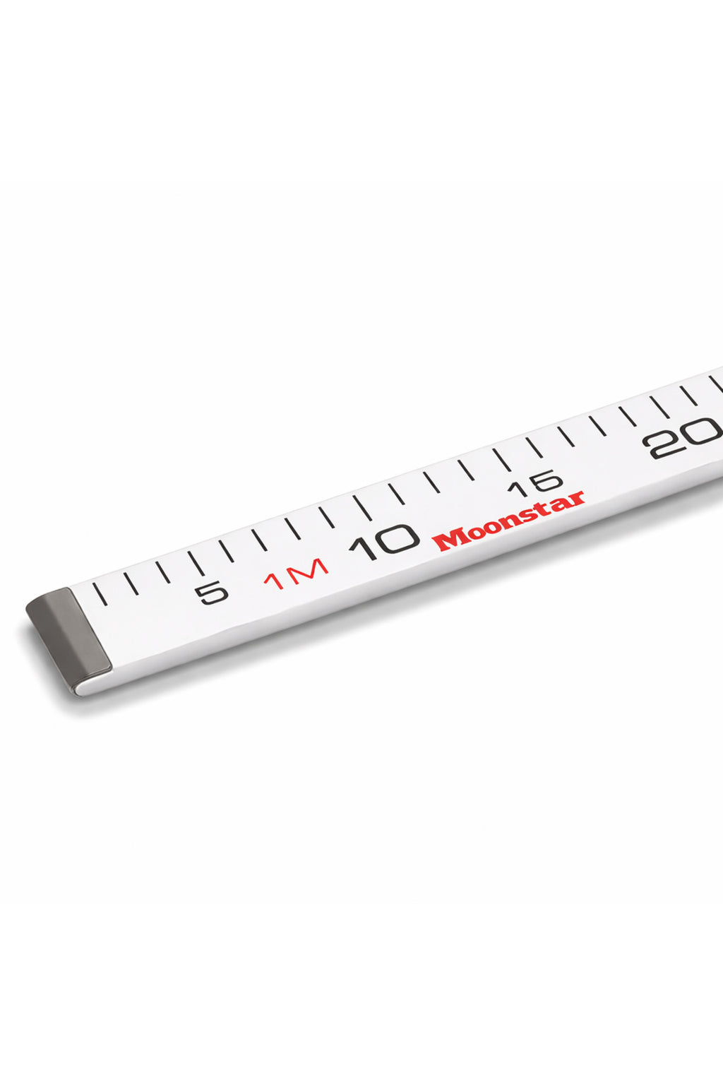 Ahşap Manifatura Cetveli Paslanmaz Demirli 1 Metre (100cm) Beyaz (Ağaç)