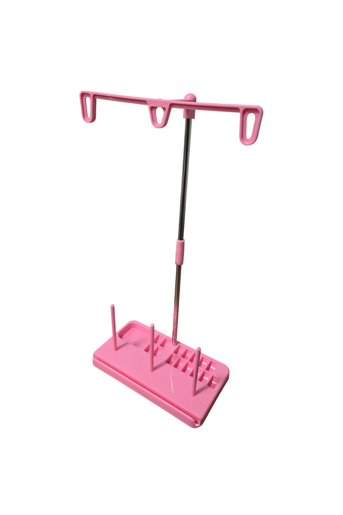 Ev Tipi Dikiş Makinesi Pembe Plastik Çardak Seti (Metal Borulu) / TS-500